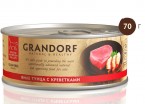 Консервы Grandorf Филе тунца с креветками в собственном соку для кошек