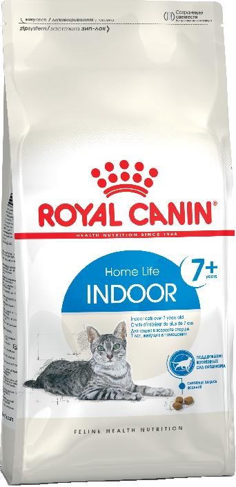 Купить Сухой корм Royal Canin Indoor +7 для пожилых кошек с 7 до 12 лет в  магазине Joy4pet.ru по цене 1 165 руб.
