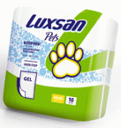 Пеленки Luxsan Premium Gel гелевые для собак, 10 шт