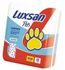 Пеленки Luxsan Premium с рисунком для животных, 15 шт