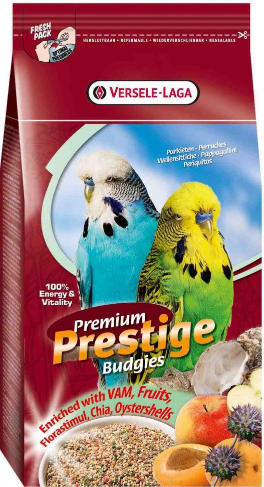 Корм Versele-Laga Budgies Premium для волнистых попугаев - купить с  доставкой в Москве на сайте Joy4pet.ru