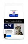 Сухой диетический корм Hill's Prescription Diet z/d лечение острых пищевых аллергий у кошек