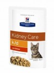 Консервы Пауч Hill's Prescription Diet k/d с курицей лечение заболеваний почек у кошек