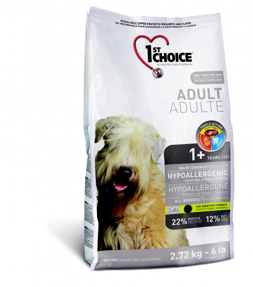 First choice hypoallergenic top dog food