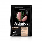 AlphaPet® Superpremium cухой полнорационный корм с цыпленком для котят, беременных и кормящих кошек